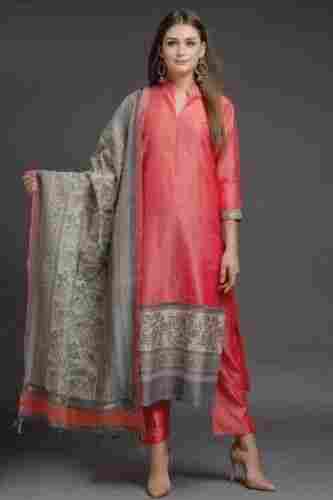 Ladies Fancy Design Cotton Salwar Suit With Dupatta