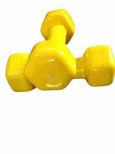 Pentagonal Head Straight Handle Smooth Finish Steel Dumbbell Set For Muscle Gain 