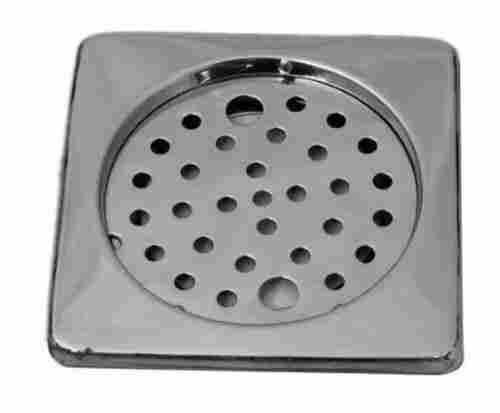 6x6 Inches Square Glossy Finish Stainless Steel Floor Drain