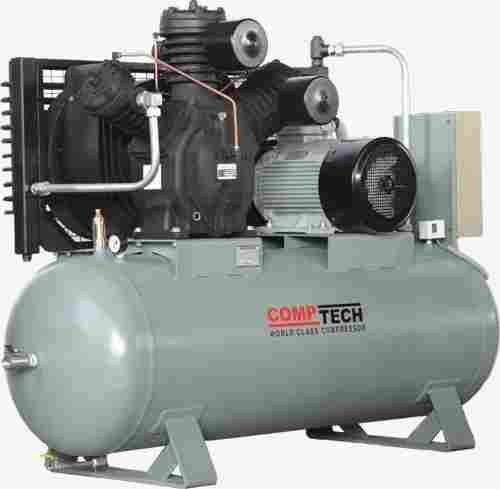 2-25 Hp Oil Less Electric Reciprocating Mild Steel Air Cooled Compressor