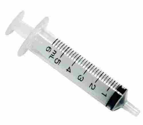 6 Ml Stainless Steel Needle Disposable Syringe 