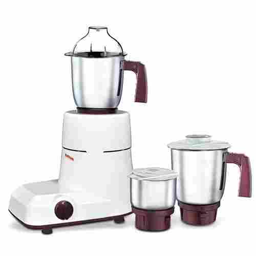 Corrosion Resistance Polished Plastic Stainless Steel Mixer Grinder With 3 Containers
