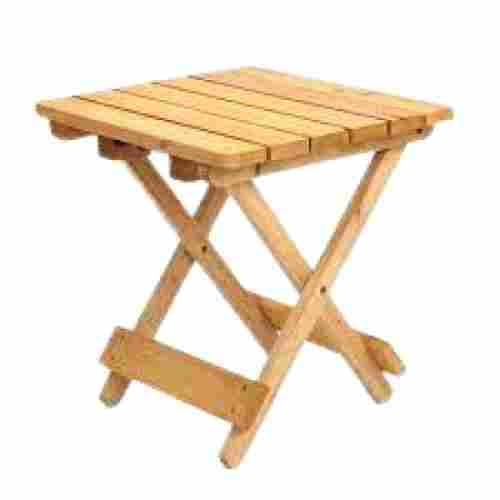 Eco Friendly Light Brown Outdoor Wooden Table