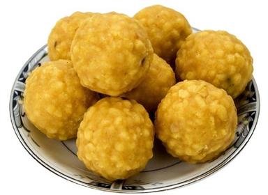 Rich In Taste Round Yellow Boondi Laddu Fat: 14 Grams (G)
