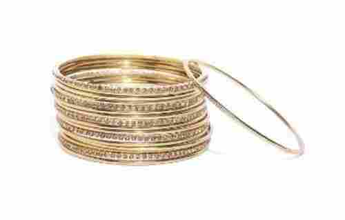 120 Gram Anti Allergy Polished Bronze Artificial Bangles For Ladies 