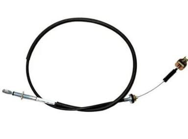 Black 24 Inches Long Pvc Polished Auto Control Cable 