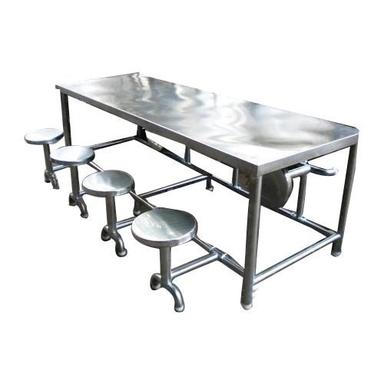 Polish Canteen Stainless Steel Dining Table