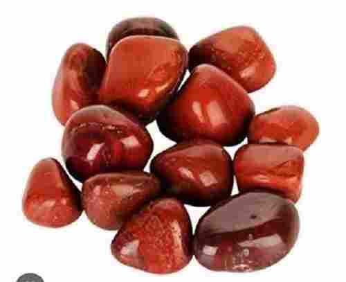 Hard High Strength Solid Smooth Polished Marble Natural Red Pebble Stone 