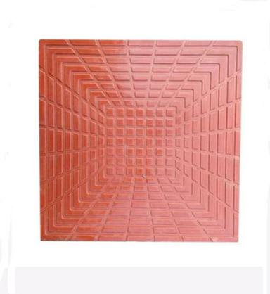 Non-Slip Square Shape Red Cement Tiles