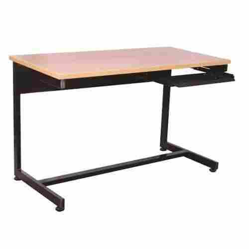 120x60x75 Cm 15 Kilogram Metal And Wooden Computer Table
