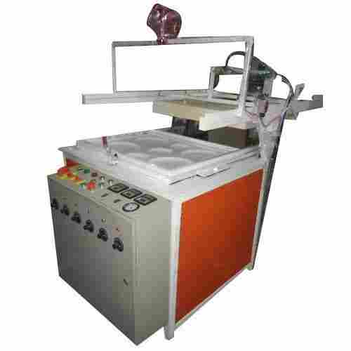 380 Voltage Semi Automatic Stainless Steel Thermocol Plate Making Machine