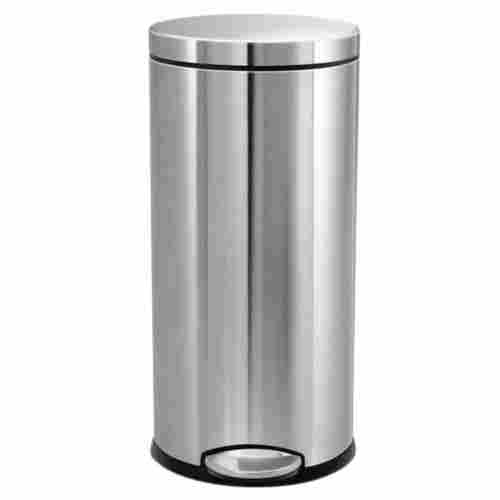 Corrosion Resistance Polished Finish Round Stainless Steel Garbage Bin