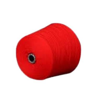 Eco-Friendly Eco Friendly 100% Cotton Round Shape Plain Red Acrylic Yarns