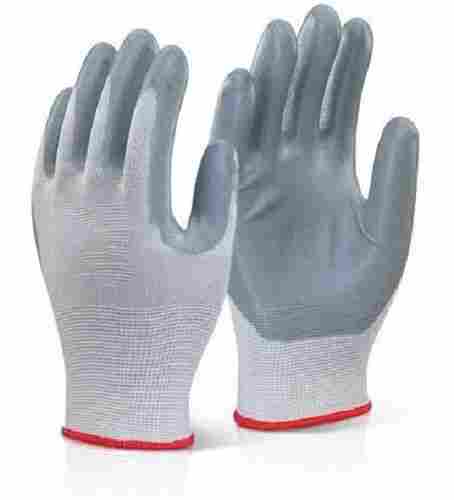 Full Fingered Plain Nitrile Coated Hand Gloves