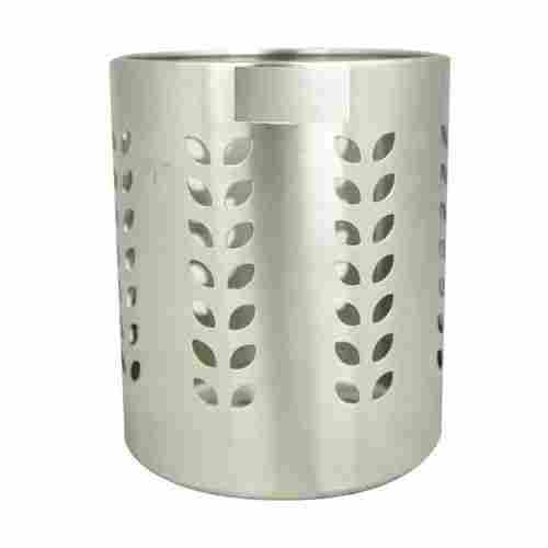 Modern Plain Polished Round Portable Stainless Steel Cutlery Holder