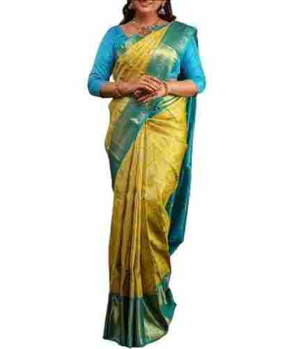 Multi Color Printed Pattern Party Wear Ladies Silk Sarees