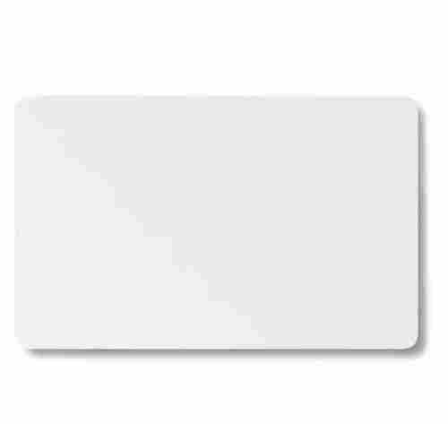 4x3 Inch Plain Rectangular Pvc White Card