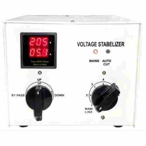 Ac Source Rectangular Plain Single Phase Manual Voltage Stabilizer