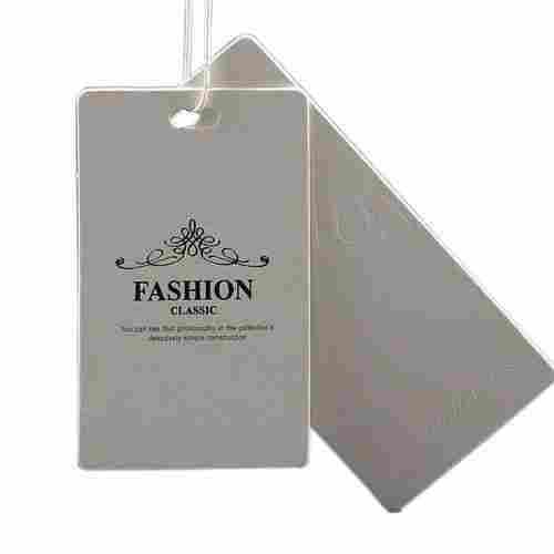 3x2.2 Inches Printed Rectangular Hard Paper Clothing Tags