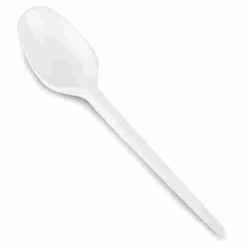 6 Inch 76 Grams Plain Disposable Plastic Spoon For Event And Party