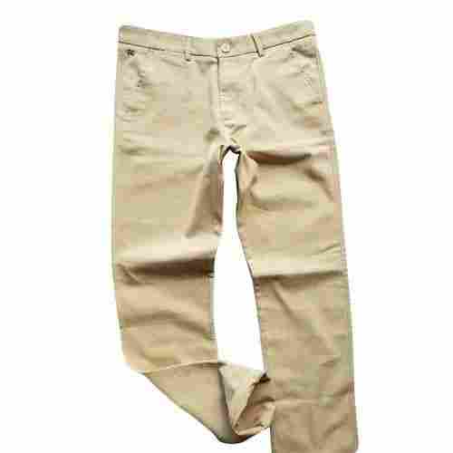 Formal Wear Unfadable Skin Friendly Plain Dyed Cotton Jeans For Men