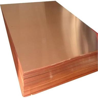 Golden 6.5 Mm Thick Rectangular Polished Finished Beryllium Copper Sheet