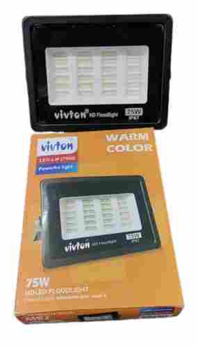 75 Watt 220 Volt 50 Hertz Ip67 Aluminium Body Warm White LED Flood Light