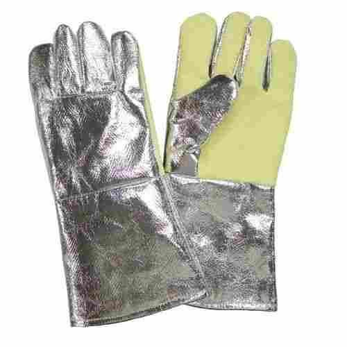 Scratch Resistance Water Proof Aluminized Full Fingered Fire Fighting Gloves