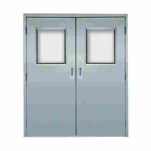12mm Thick Paint Coated Iron and Plain Glass Type HMPS Door - 7x5 Foot