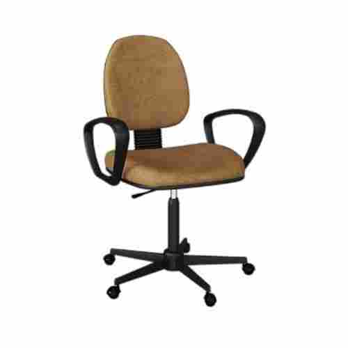 Fabric And Plastic Adjustable Height Medium-Back 360A C Swivel Staff Chair With Five Caster