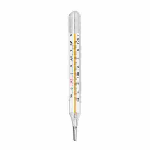 Transparent Glass Thermometer For Measuring Body Temperature