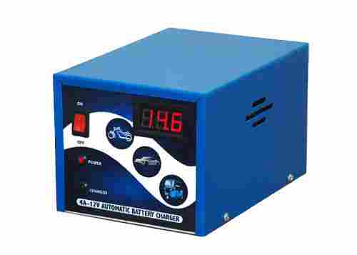 4 Ampere Hour 12 Voltage Dry Sealed Automatic Battery Charger Without Handle