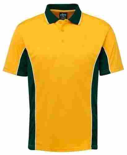 Short Sleeves Plain Dyed Plain Polyester Sport T-Shirt For Men