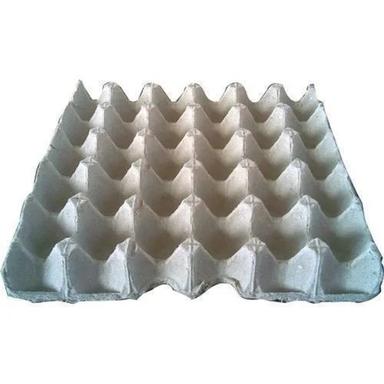 Grey 20X16 Inches Rectangular 30 Pieces Capacity Plain Paper Egg Tray