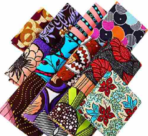 Premium Quality Multi Color Printed Pattern African Fabric