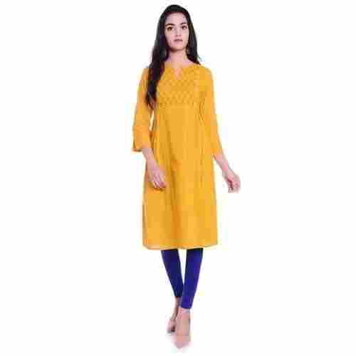 Washable and Casual Wear Cotton Handloom Cotton Kurtis