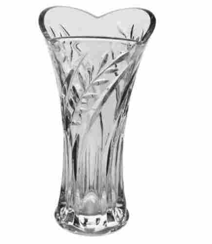 15 Inches Long Transparent Glass Antique Flower Vase