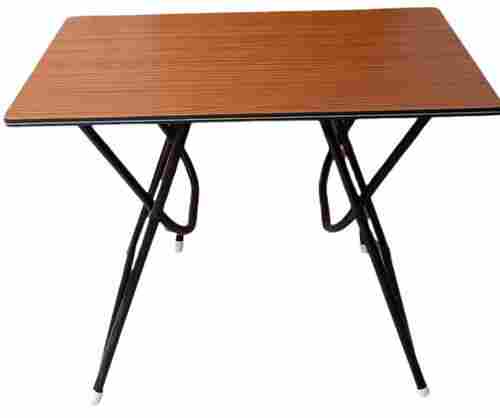 90x50x90 Cm 12 Kg Rectangular Polished Finish Wooden Folding Table 