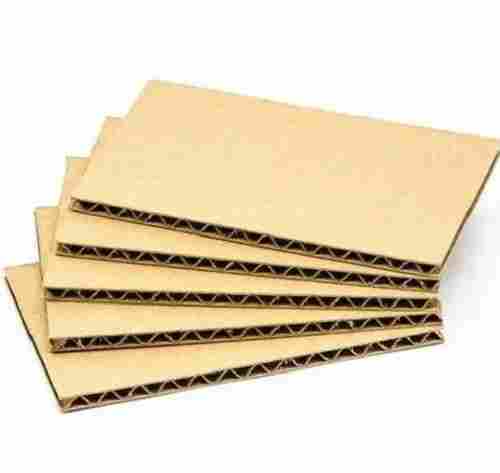 Plain 5 Mm Thick Corrugated Cardboard Paper Sheets
