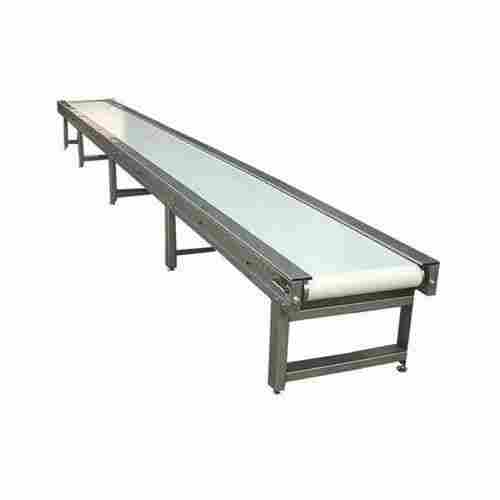 22 Inch Wide 220 Volts Stainless Steel And Pvc Flat Belt Conveyor