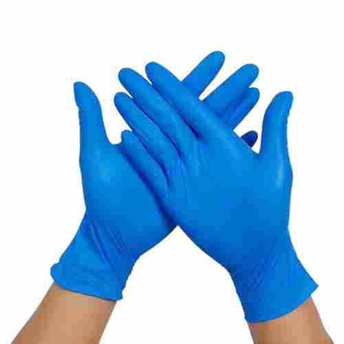 Full Finger Medium Cuff Disposable Nitrile Gloves For Hospital Use 