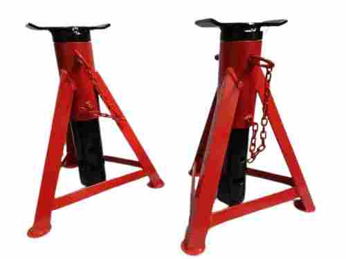 Paint Coated Mild Steel Body Manual Axle Stand for Industrial Use