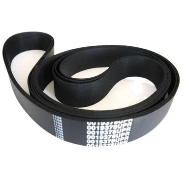 Black 1.6 Inches Wide 6Mm Thick Fire Resistance Rubber Flat Mechanical Belt