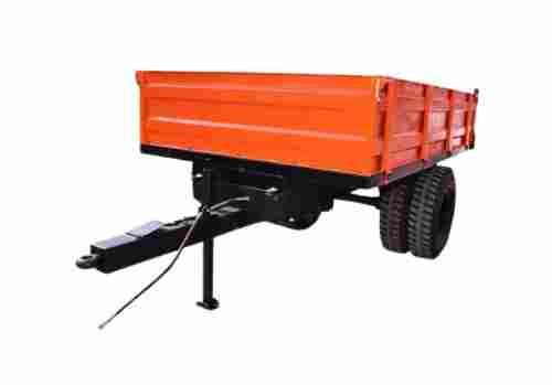 10 Tonne Max Load 8 Foot Air Brakes And Color Coated Iron Tractor Trolley