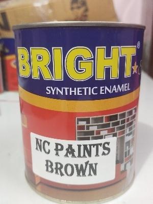 Liquid Automotive Synthetic Enamel Brown Paint