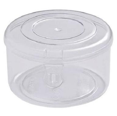 Waterproof Round Transparent Plain Plastic Jewellery Box