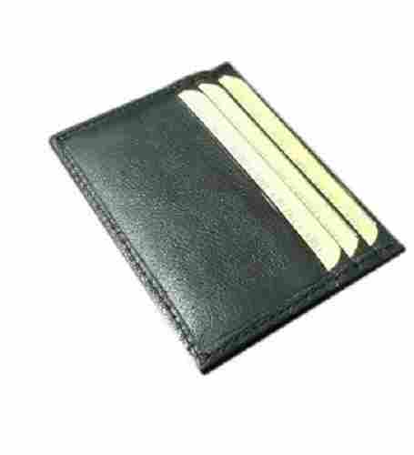 5 Inch Plain Rectangular Leather Card Holder