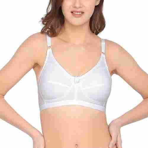 Everyday Wear Skin-Friendly Plain Breathable Cotton Padded Bra For Ladies