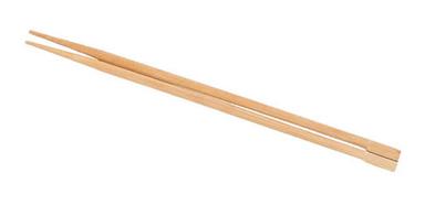 Light Brown 8 Inches Size Round Shape Polished Finish Wooden Chopstick