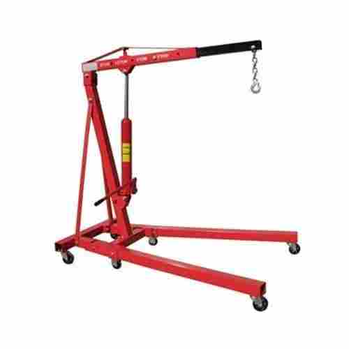 Paint Coated Mild Steel Hydraulic Floor Crane For Construction Industry Use